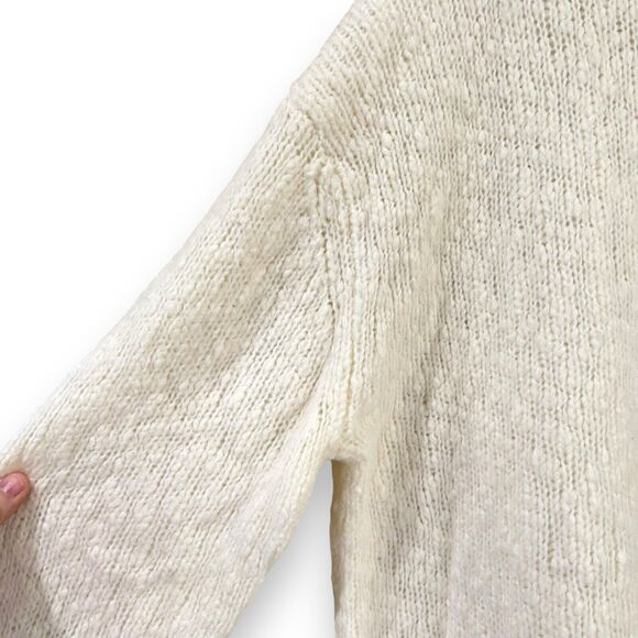 NWT Vince Nubby Turtleneck Sweater Size XL Cream Long Sleeves Wool Blend $445 - Picture 10 of 12